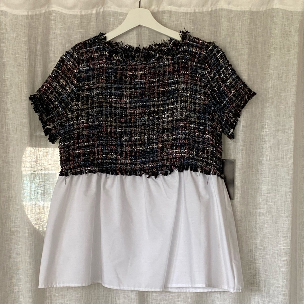 NWT Tweed Blouse